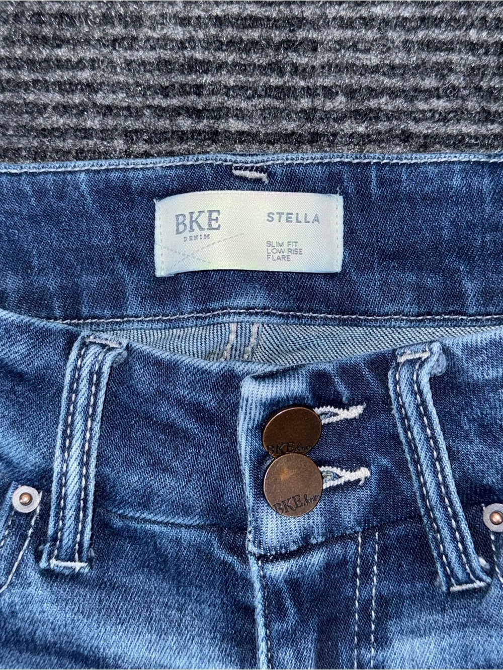 Buckle BKE Stella Slim Low Rise Flare Stretch Jeans 25x30 ABK2005S Boho Western - Picture 7 of 9